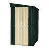 Metal garden shed 8 x 4ft Lean to in green and cream