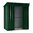 Heritage Green 5x3 Pent metal shed