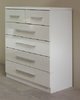 White High Gloss Chest of Drawers
