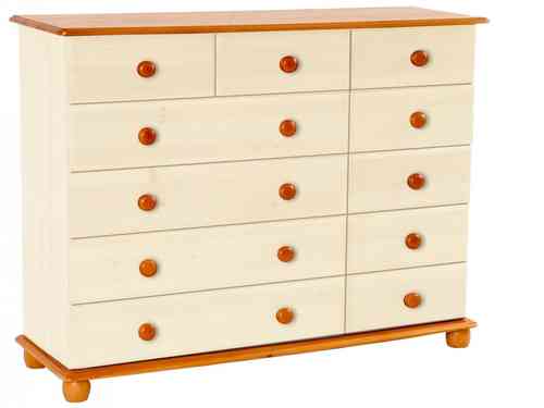 Cream Pine Bedroom Furniture Sets