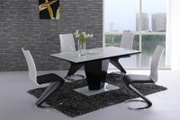 Glass Dining Table and 6 chairs sets