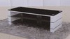 Tv Stand in White High Gloss Black Glass