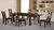 Beechwood Dining Table and 6 Chairs Dark Walnut