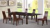 Dining Table and 6 Chairs in Beechwood Dark Walnut