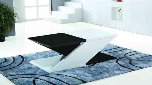 Black and White High Gloss Coffee Table