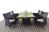 Prestige Rattan Table and 6 Chairs