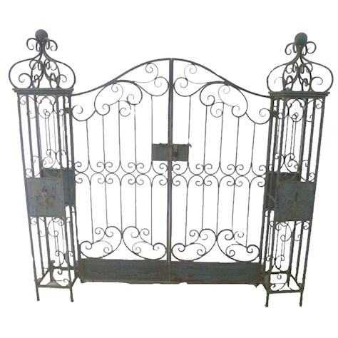 Vintage Metal Ornamental Garden Gates
