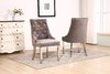 Knocker silver velvet dining chair with chrome legs