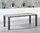 Dark grey high gloss dining table set and 8 grey chairs