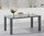 160cm 4 seater Dark grey gloss table and bench set