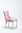 Pink velvet lion knocker dining chair