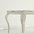 140cm Louis grey marble dining table and 4 velvet chairs