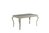 140cm white marble dining table and 4 grey velvet chairs