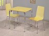 Small Beech Wooden Dining Table and 2 Chairs set