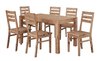 Solid Acacia Wooden Dining Table and 6 Chairs set
