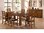 Soild Acacia Wooden Dining Table and 6 Chairs set