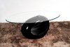 Oval Glass Coffee Table With Black High Gloss Base