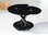 Black high gloss adjustable glass coffee table
