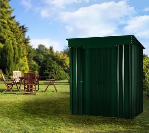 Heritage Green 6x4 Pent metal shed