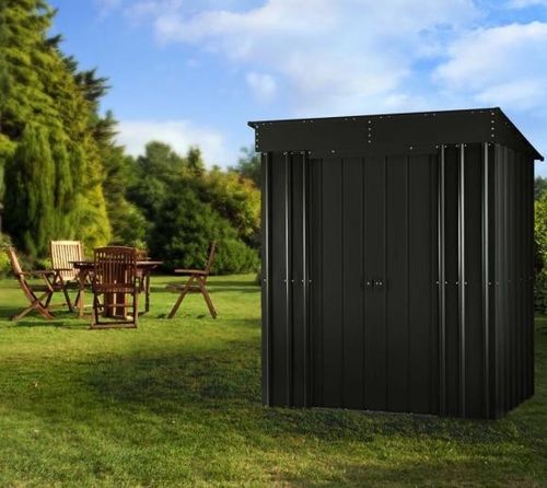 Anthracite Grey 5x3 Pent metal shed