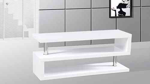 Tv Stand unit in White High Gloss