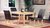 Ash wood Dining Table and 4 Chairs