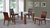 Beech, Walnut, Glass Dining Table and 4 Chairs