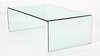 Curved Glass Coffee table, Lamp Table, Nest Of Tables