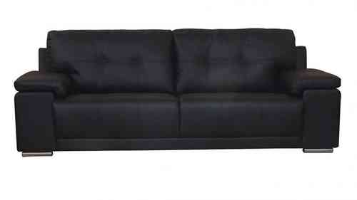 Black Brown 3,2,1 Seater Leather Sofa Set