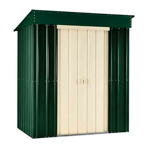 Metal Garden Shed 8 x 4ft Pent Roof