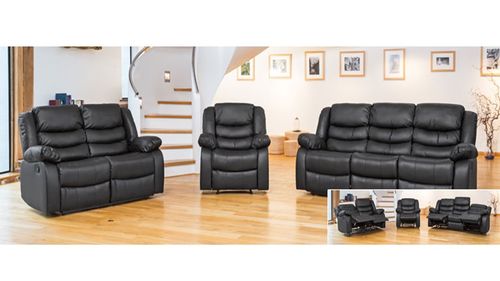 Leather Sofa Recliner 1 Armchair, 2 Seater Sofa, 3 Seater Sofa sets