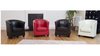 PU Faux Leather Tub Chairs