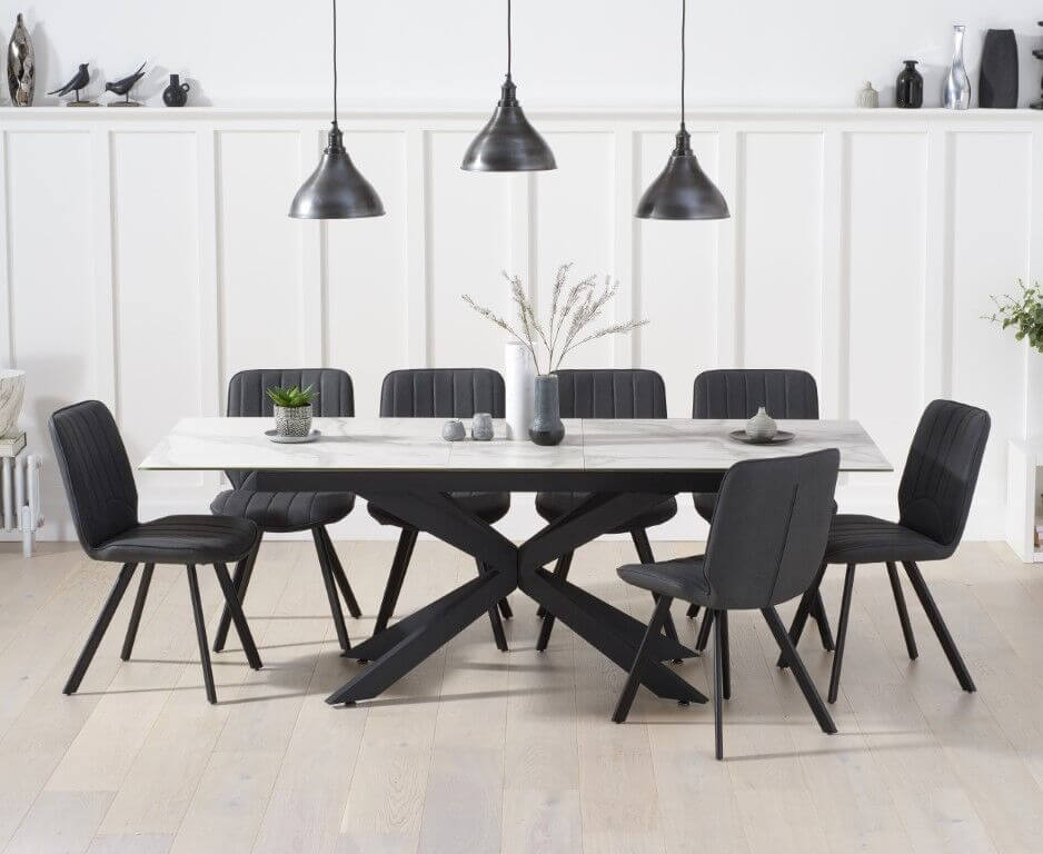 Dining Table and 8 Chairs Sets